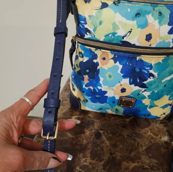 Dooney & Bourke Multicolor Floral Crossbody Bag GUC - Picture 14 of 14
